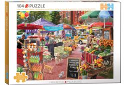 EUROGRAPHICS CASSE-TÊTE CONNEXION 104 PIÈCES - UNE JOURNÉE AU MARCHÉ FERMIER (MARIE AUGUST-ANDERSON) #9704-0875-1